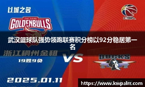 武汉篮球队强势领跑联赛积分榜以92分稳居第一名